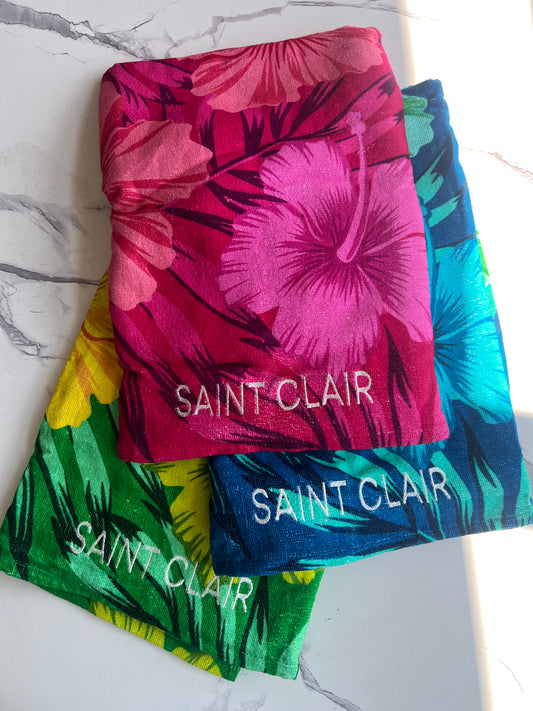 HIBISCUS BEACH TOWEL